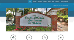 Desktop Screenshot of casaalbertaapartments.com